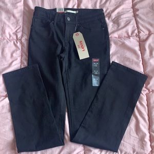 levi’s 712 black slim jeans